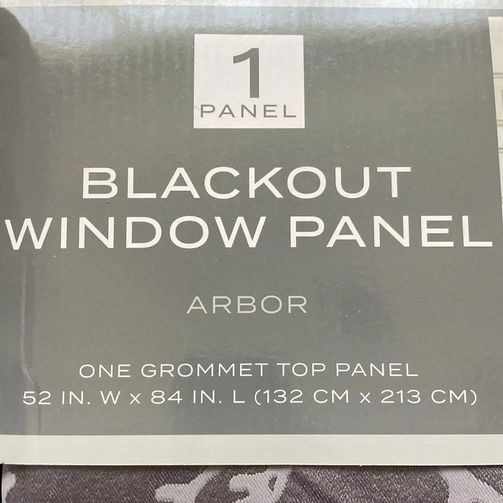 Arbor Blackout Window Panel 52x84